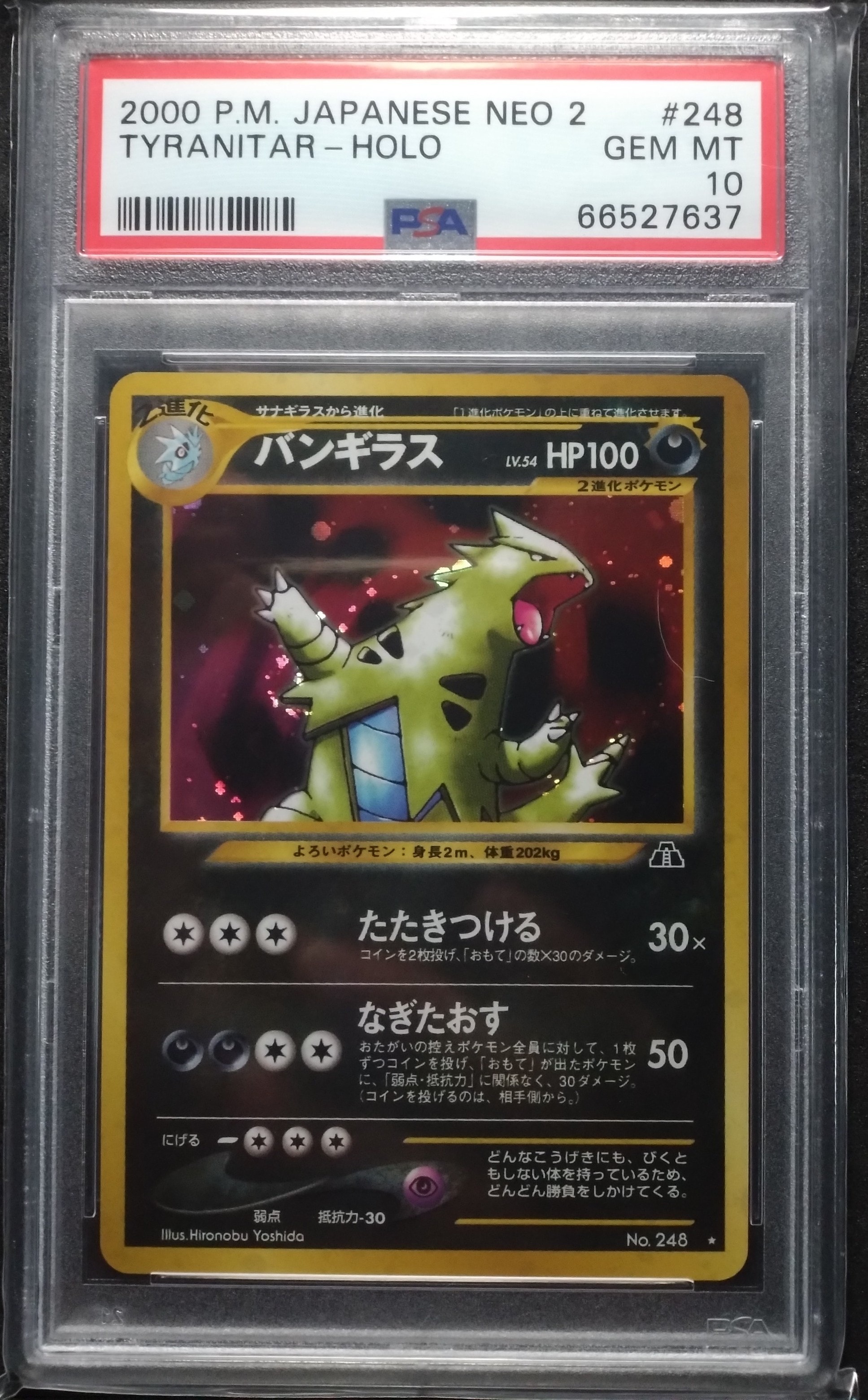 バンギラス ★ : 旧裏 [neo2 No.248](ポケモンカード★neo 拡張パック「遺跡をこえて...」)