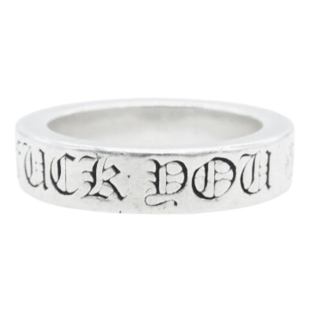 CHROME HEARTS クロムハーツ(原本無) リング 6mm SPACER FUCKYOU スペーサー ファックユー リング シルバー系 19.5号【中古】