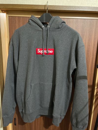 Supreme Box Logo Hooded Sweatshirt "Charcoal" (21FW)