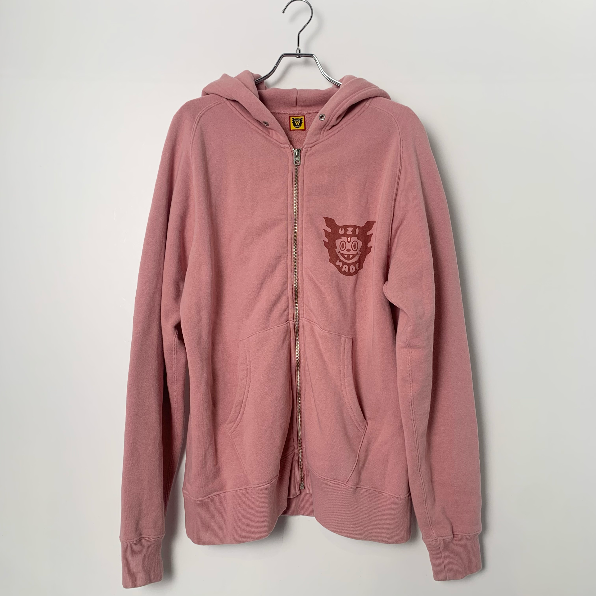 HUMAN MADE UZI MADE ZIP HOODIE "Pink"