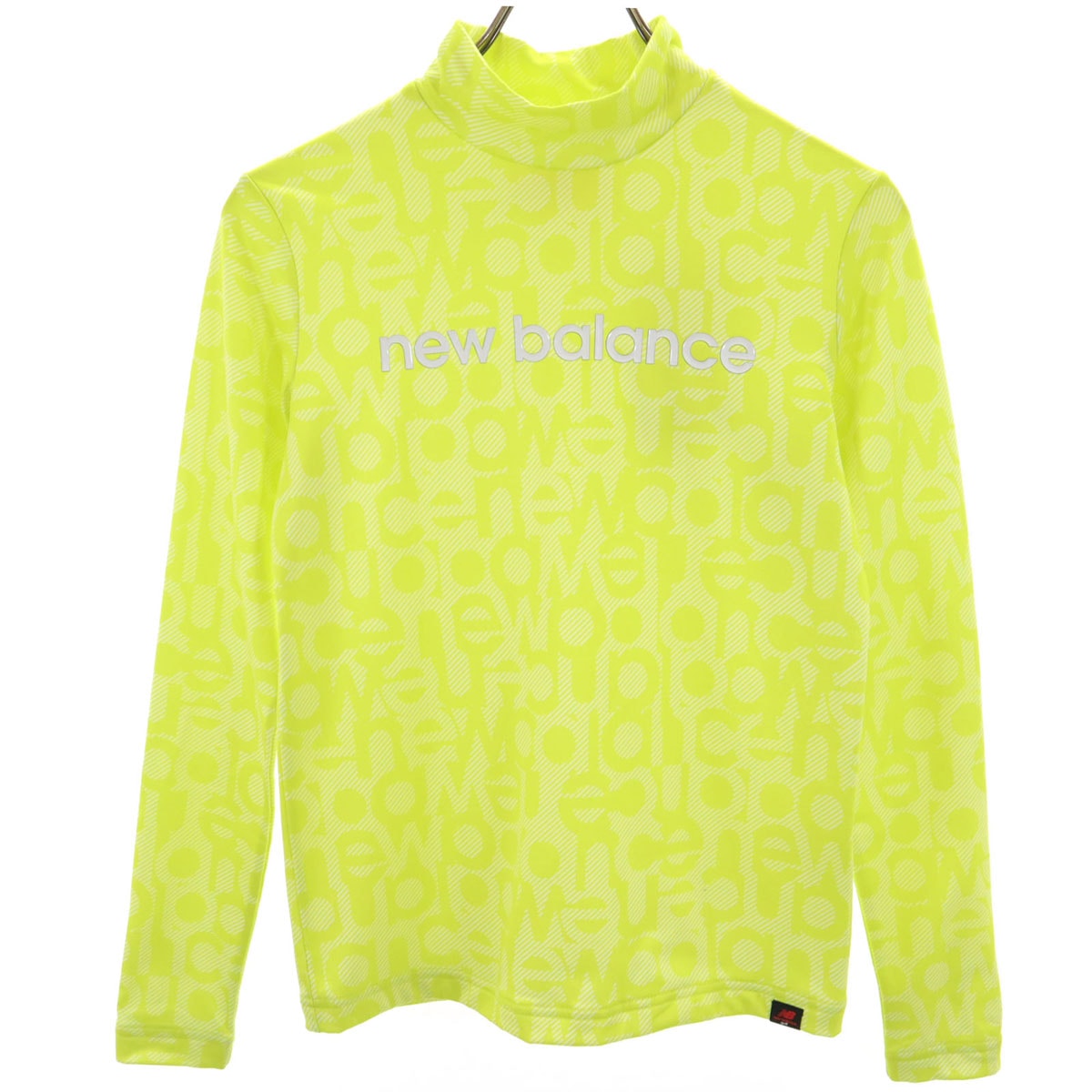 NEW BALANCE ニューバランス 総ロゴ ゴルフ 長袖 ウェア ネオンイエロー