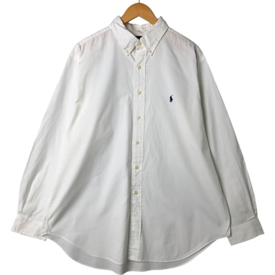 古着 ラルフローレン Ralph Lauren CLASSIC FIT 長袖 ボタンダウンシャツ メンズXL相当/eaa548349