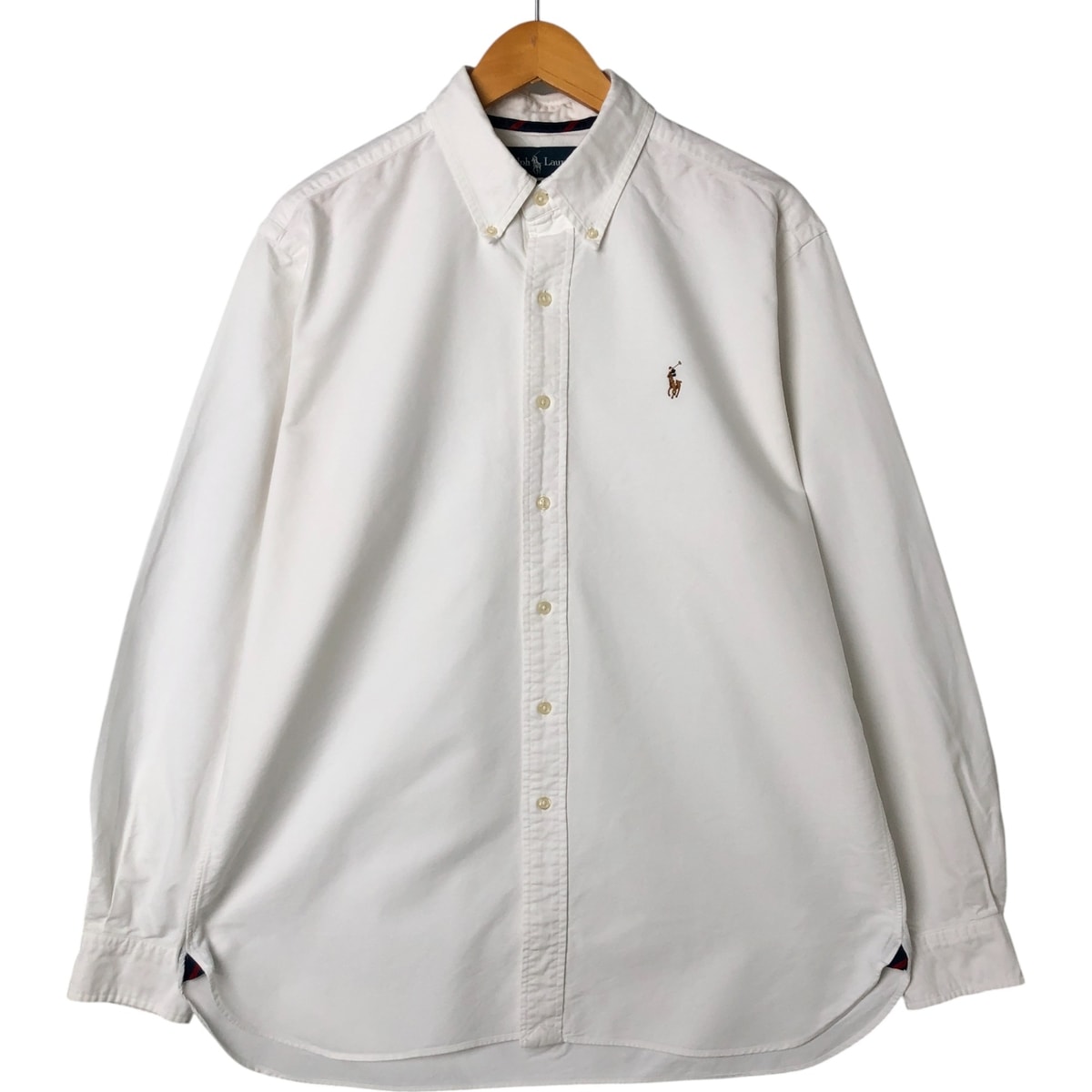 古着 ラルフローレン Ralph Lauren CLASSIC FIT 長袖 ボタンダウンシャツ メンズL相当/eaa550578