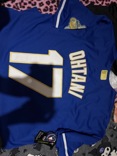 MLB x Nike Men's Los Angeles Dodgers Shohei Ohtani 2026 Gold Collection Stadium Jersey "Blue"