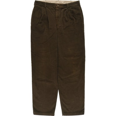 古着 90~00年代 エルエルビーン L.L.Bean ツータック コーデュロイパンツ メンズw34相当/eaa459881