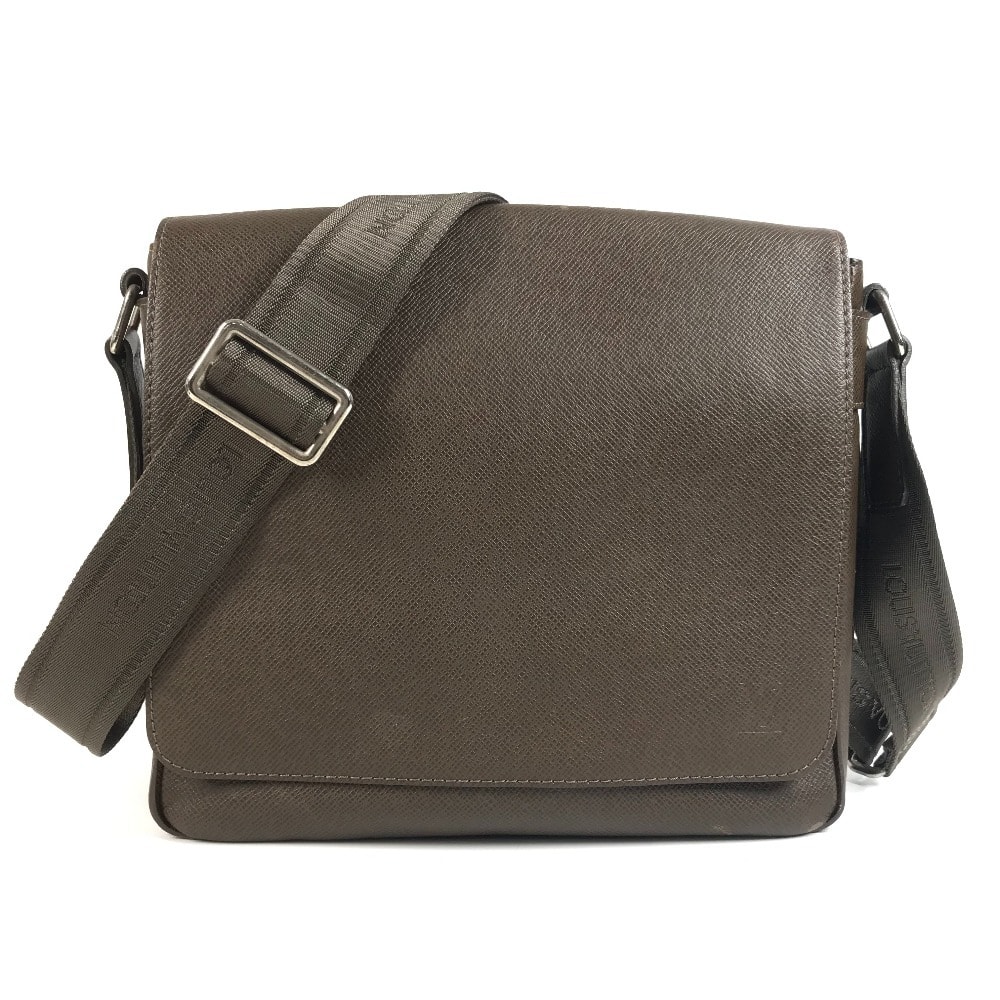 ルイヴィトン LOUIS VUITTON ミロ M32688 タイガ カバン バッグ 斜め掛け フラップ メッセンジャーバッグ ショルダーバッグ タイガレザー ブラウン
