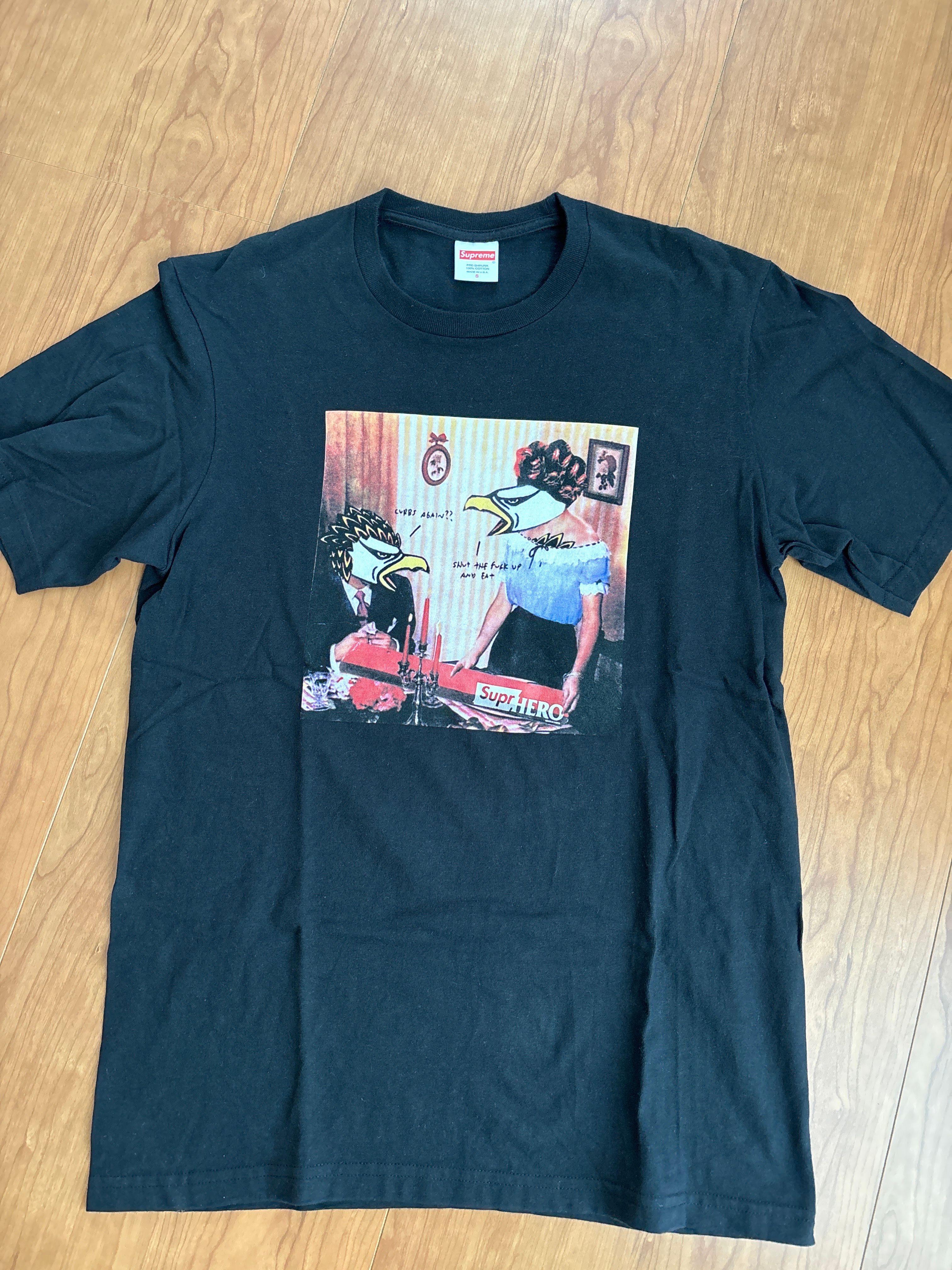 Supreme / ANTIHERO Curbs Tee "Black"
