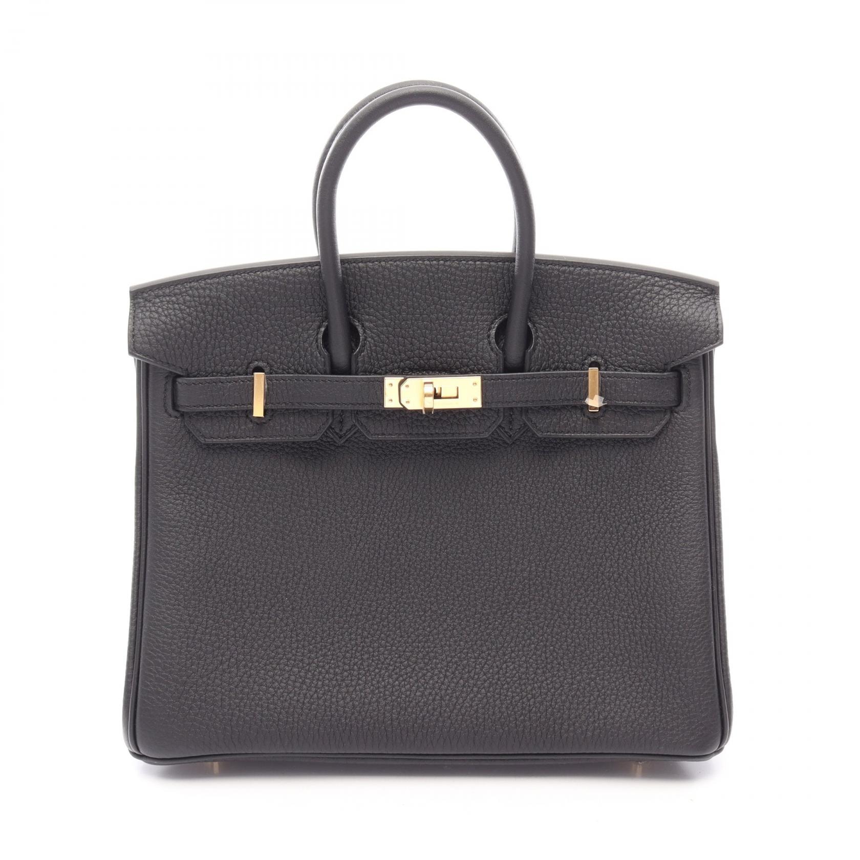 エルメス HERMES バーキン25 ハンドバッグ バッグ トゴ トゴ K刻印(2025年製造) レディース ブラック系 041344CC 【中古】