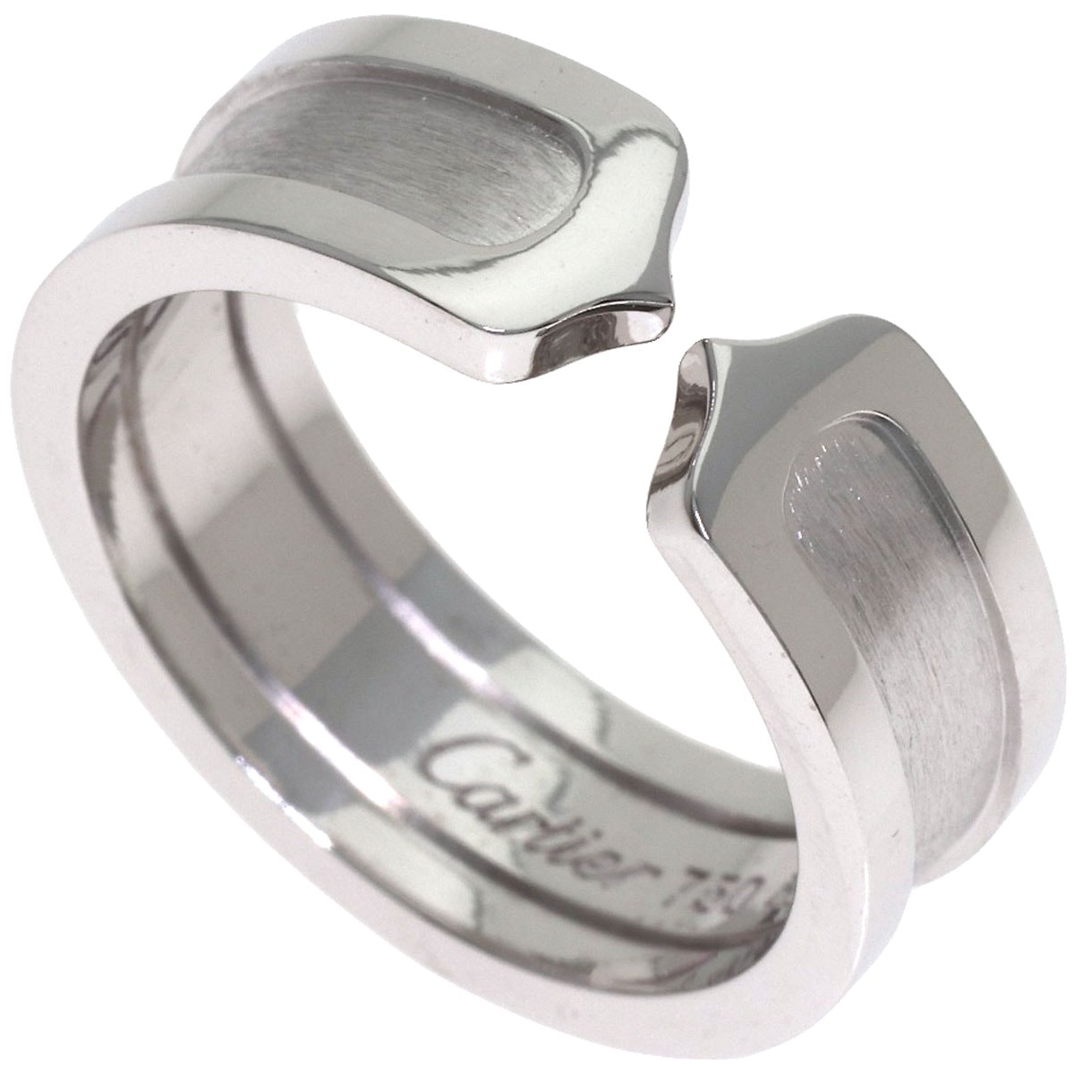 CARTIER カルティエ C2 SM #52 リング・指輪 K18WG レディース [中古]