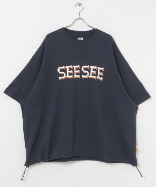 SEE SEE Super Big Thermal SS Tee "D.Navy"