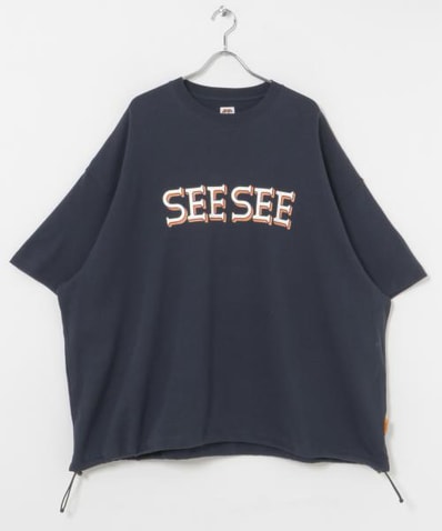 SEE SEE Super Big Thermal SS Tee "D.Navy"