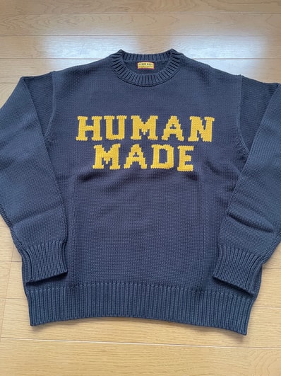 HUMAN MADE Lowgauge Knit Sweater "Charcoal"