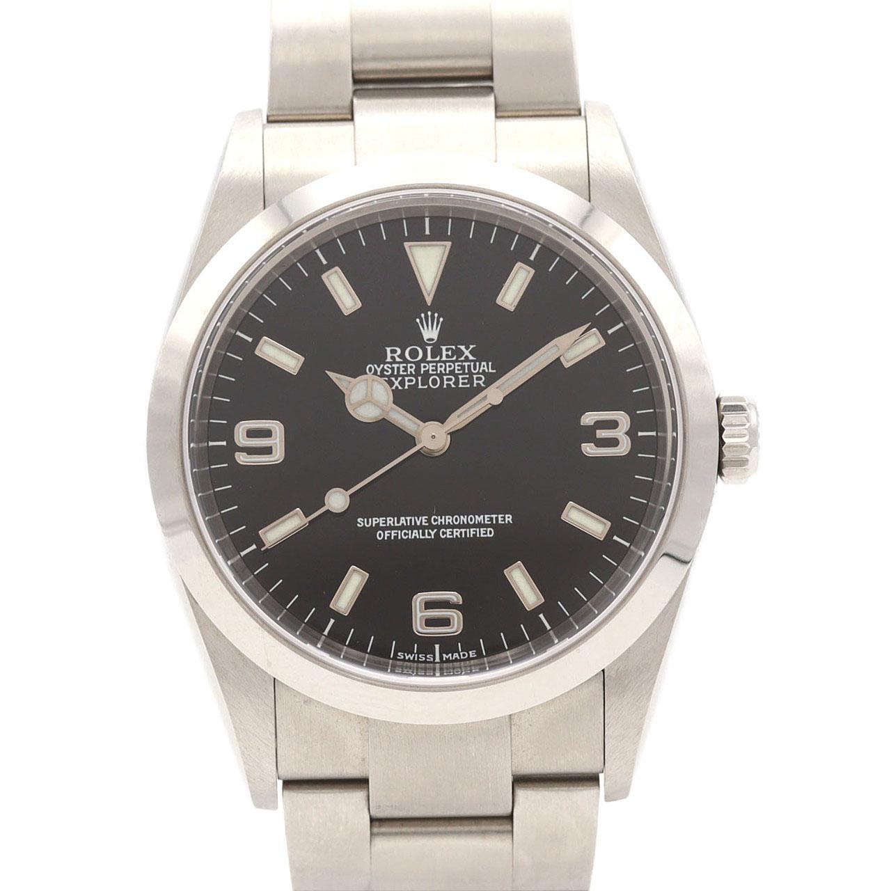 【ノーメンテナンス還元価格】ロレックス エクスプローラーI 114270 SS 自動巻 Y番