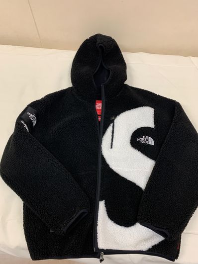 Supreme x The North Face S Logo Hooded Fleece Jacket "Black"