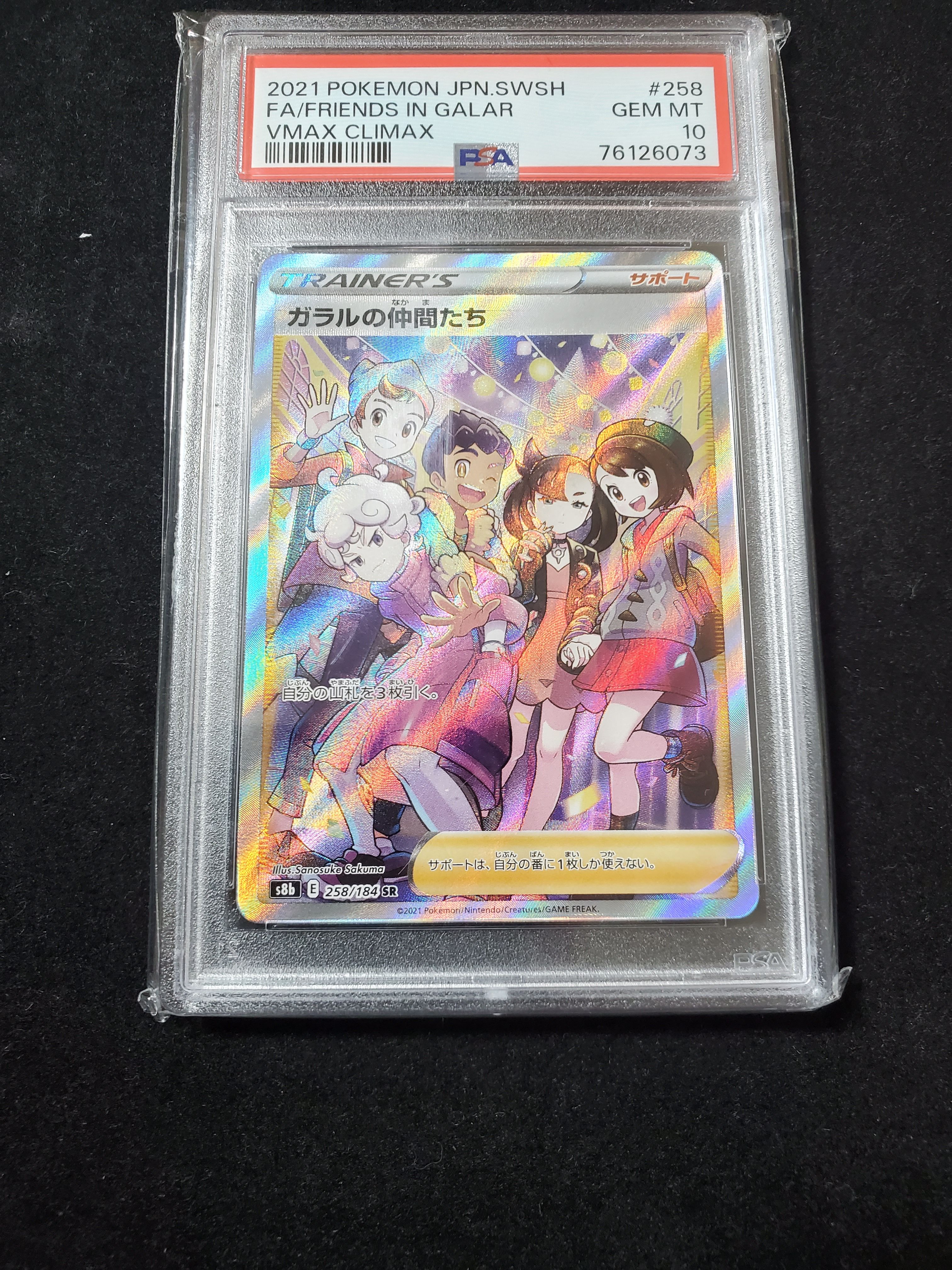 ガラルの仲間たち SR[S8b 258/184](ハイクラスパック「VMAXクライマックス」)