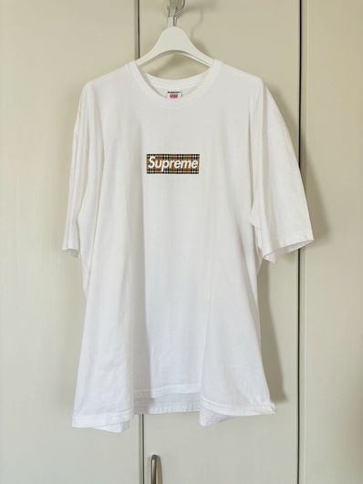 Supreme / Burberry Box Logo Tee "White"
