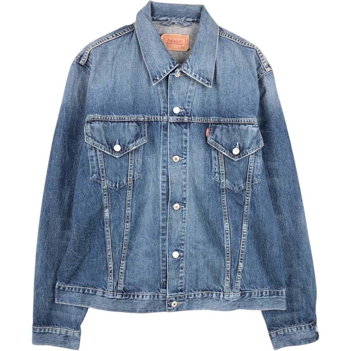 古着 00年代 リーバイス Levi's 70500-0438 ユーロモデル デニムジャケット Gジャン メンズXXL相当/eaa670741