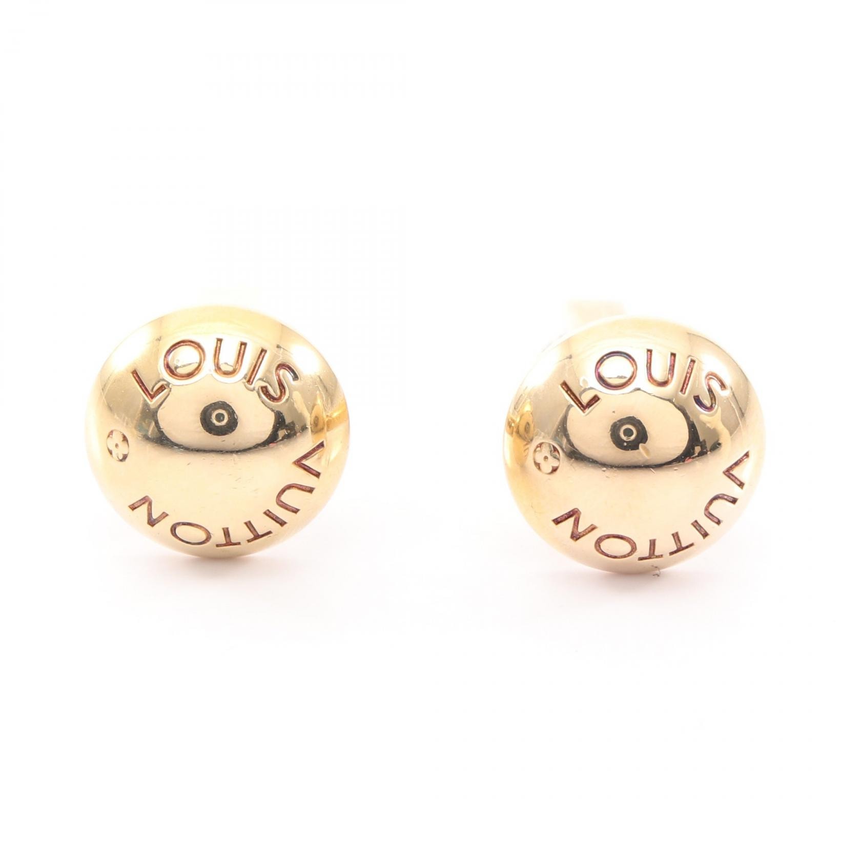 ルイ・ヴィトン LOUIS VUITTON カフリンクス ブトン ドゥ マンシェット クルー カフス アクセサリー GP メンズ ゴールド系 M30984 【中古】