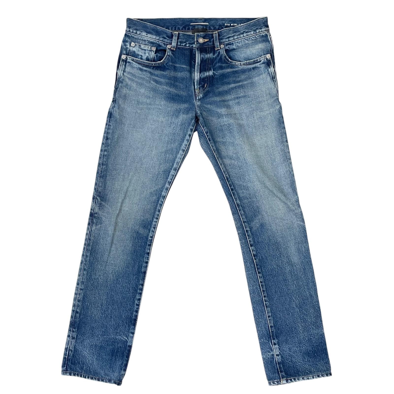 美品 サンローラン デニムパンツ インディゴ メンズ 30 597052