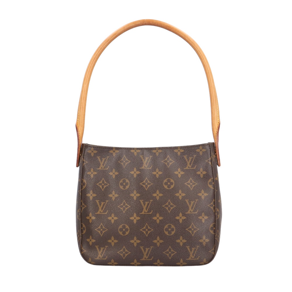 ルイヴィトン ルーピングMM モノグラム ショルダーバッグ モノグラムキャンバス M51146 ブラウン レディース LOUIS VUITTON  中古