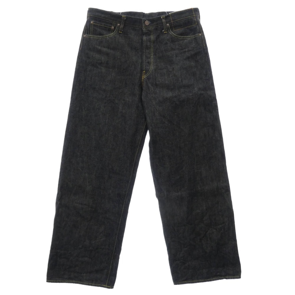 VISVIM ビズビム デニムパンツ 25AW 0125205005002 SOCIAL SCULPTURE 01 EX WD RAW ワイド ジーンズ デニム パンツ ダークネイビー系 W34【美品】【中古】