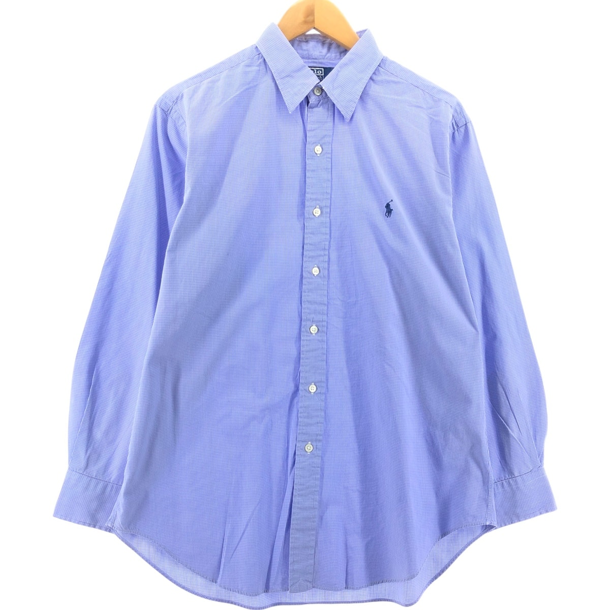 古着 ラルフローレン Ralph Lauren POLO by Ralph Lauren ANDREW 長袖 コットンチェックシャツ メンズL相当 レギュラーカラー/eaa548333