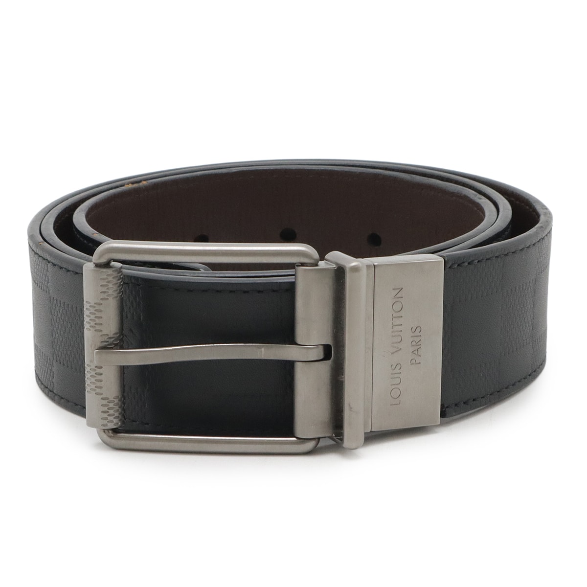 ルイ・ヴィトンサンチュール ダミエプリント ダミエアンフィニ M9150T