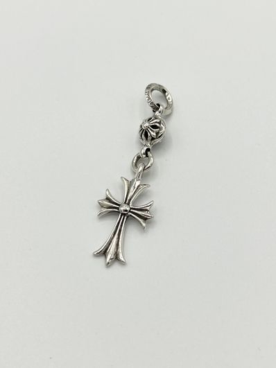 Chrome Hearts 1 Ball Tiny CH Cross Charm "Silver"