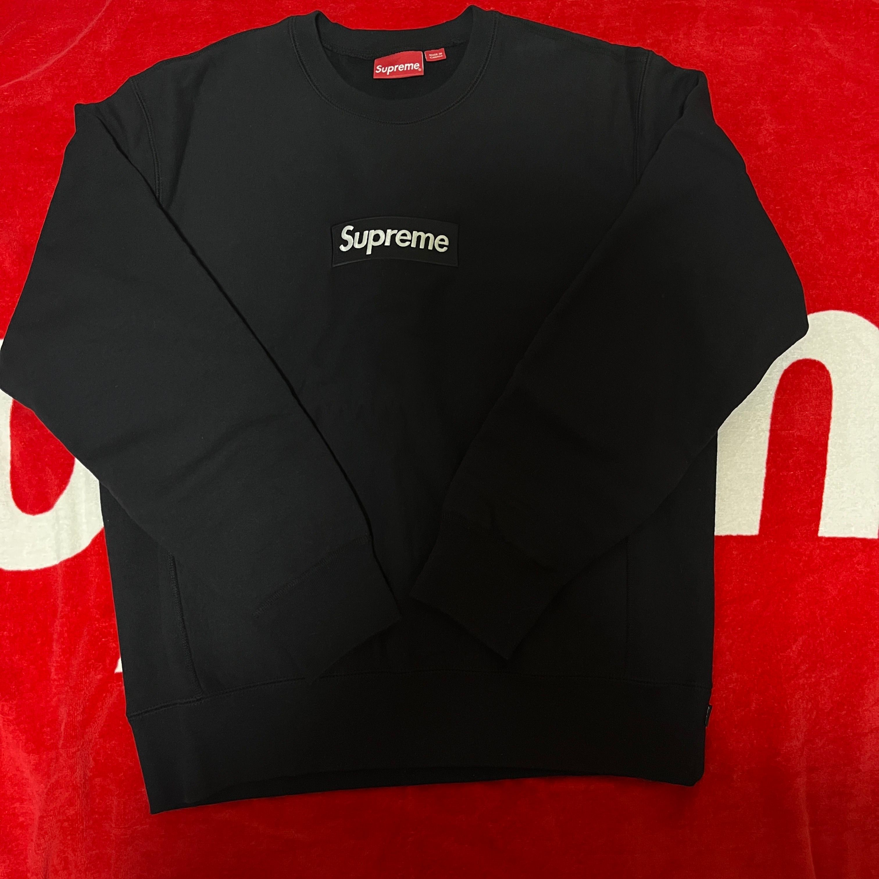 Supreme Box Logo Crewneck Sweatshirt "Black" (18FW)