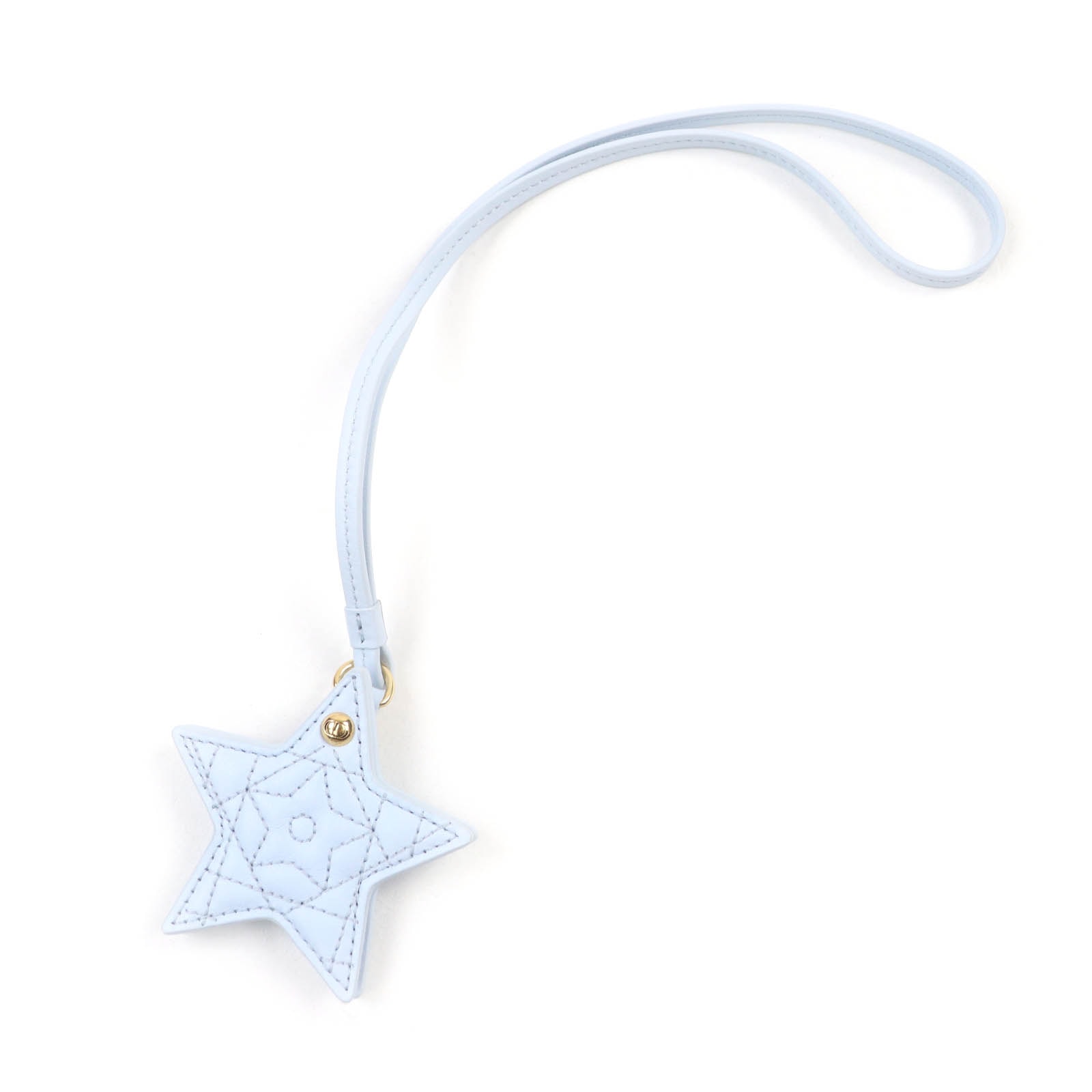 未使用品 クリスチャンディオール
 バッグチャーム ライトブルー レディース V1577WOMLM