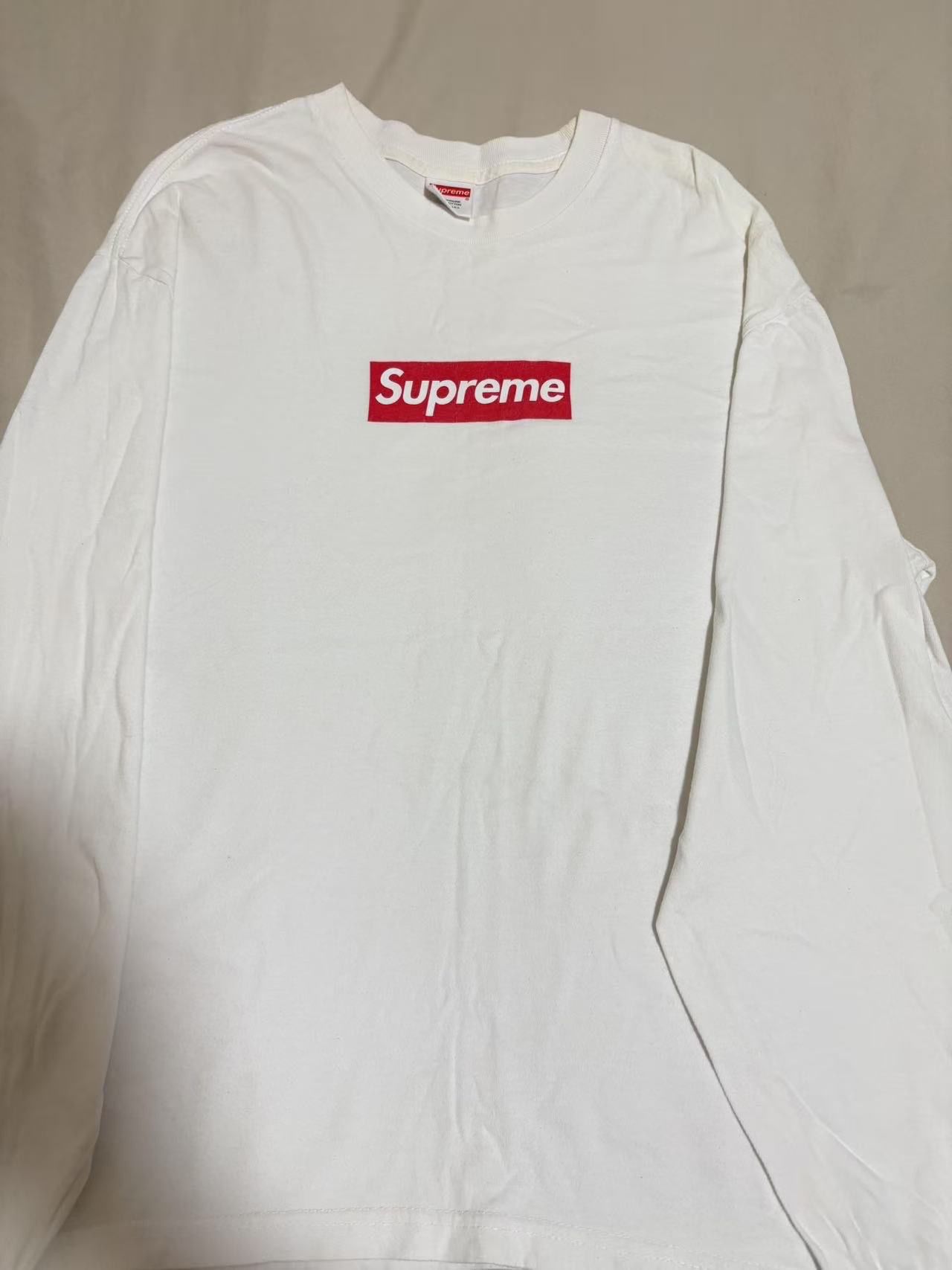 Supreme Box Logo L/S Tee "White"