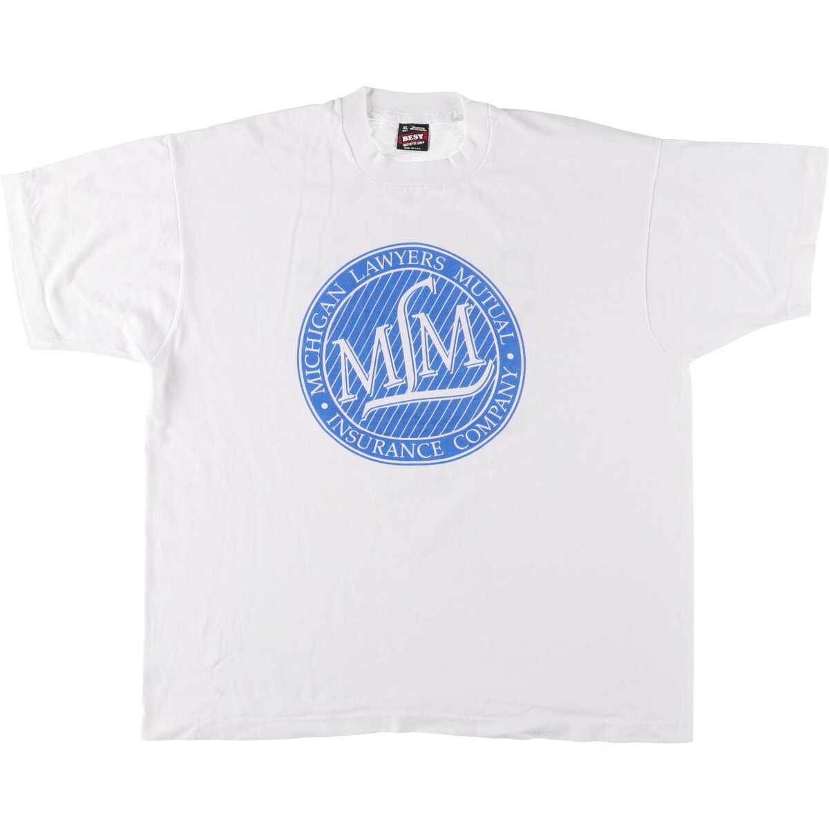 古着 90年代 フルーツオブザルーム FRUIT OF THE LOOM ミシガン弁護士相互保険会社 アドバタイジングTシャツ USA製 メンズXL相当 ヴィンテージ/eaa557253