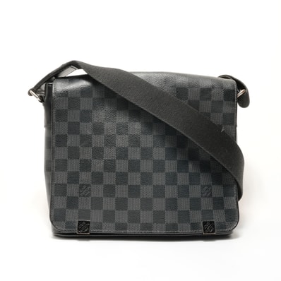 ヴィトン LV 2018年製 ダミエ グラフィット ディストリクト PM ショルダーバッグ【中古】