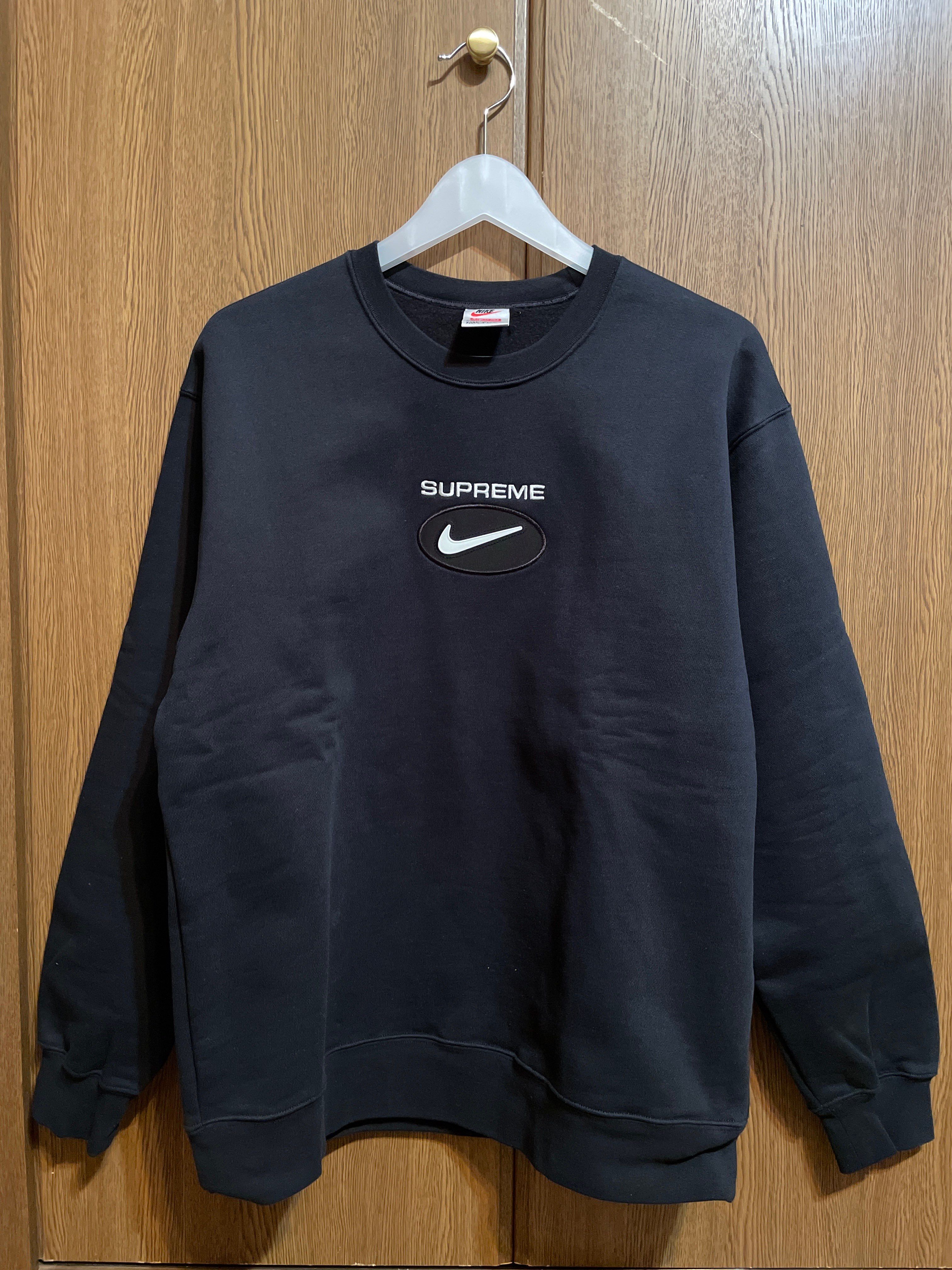 Supreme / Nike Jewel Crewneck "Black"