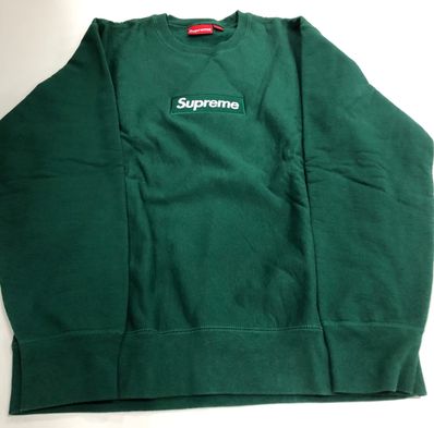 Supreme Box Logo Crewneck Sweatshirt "Green" (18FW)