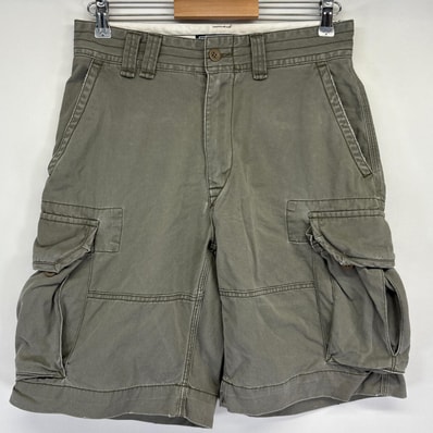 古着 ポロバイラルフローレン Polo by Ralph Lauren ショートパンツ ポロチノ カーゴ ハーフ 半ズボン 短パン w30 グレー系 メンズ