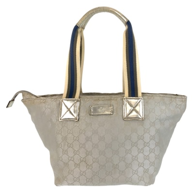 GUCCI グッチ シェリーライン シルバー GGキャンバス トートバッグ ショルダーバッグ 506640 【中古】
