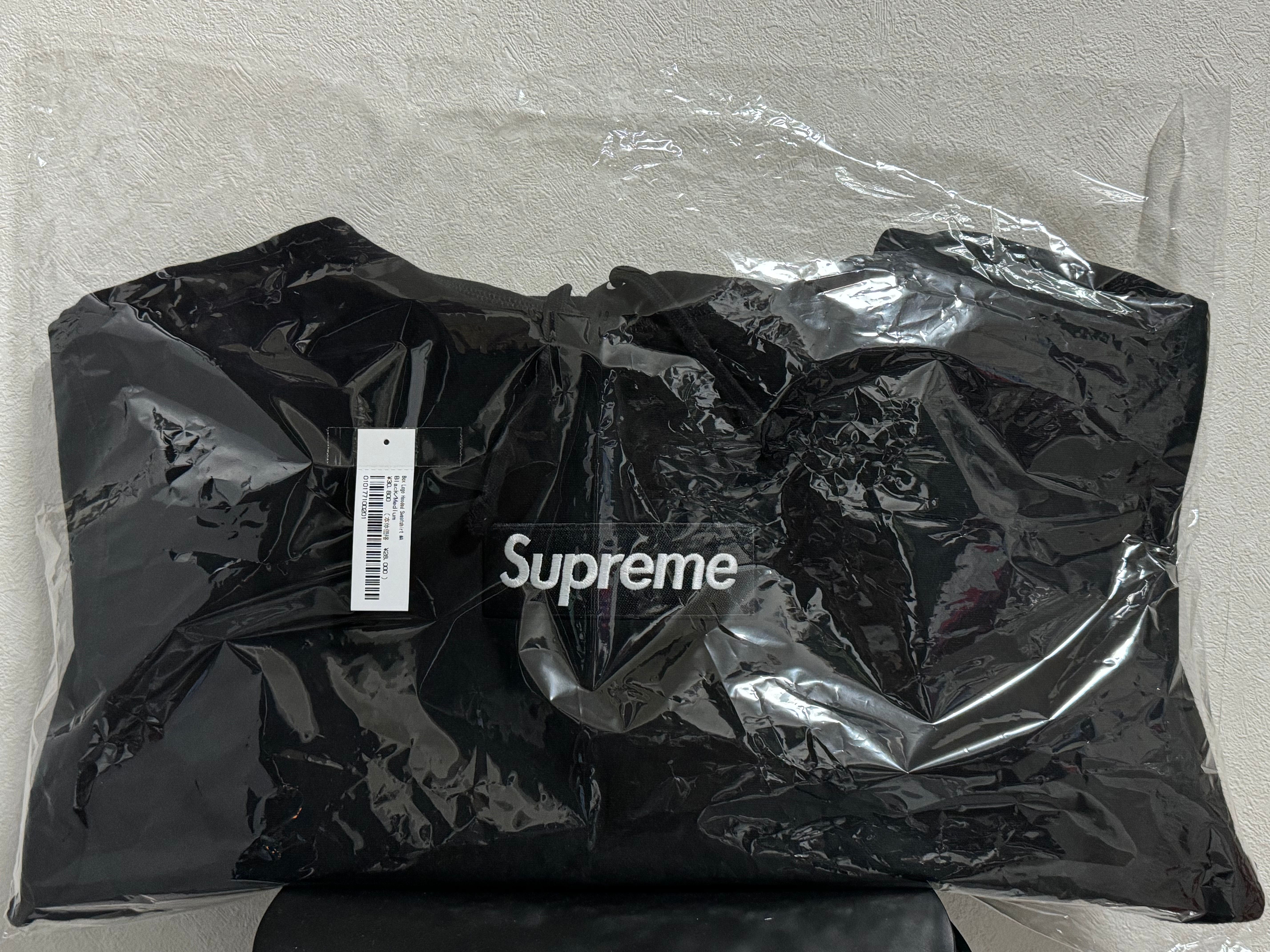 Supreme Box Logo Hooded Sweatshirt "Black" (23FW)