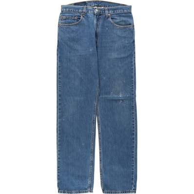 古着 00年代 リーバイス Levi's 505 REGULAR FIT STRAIGHT LEG テーパードデニムパンツ USA製 メンズw33相当/eaa645249