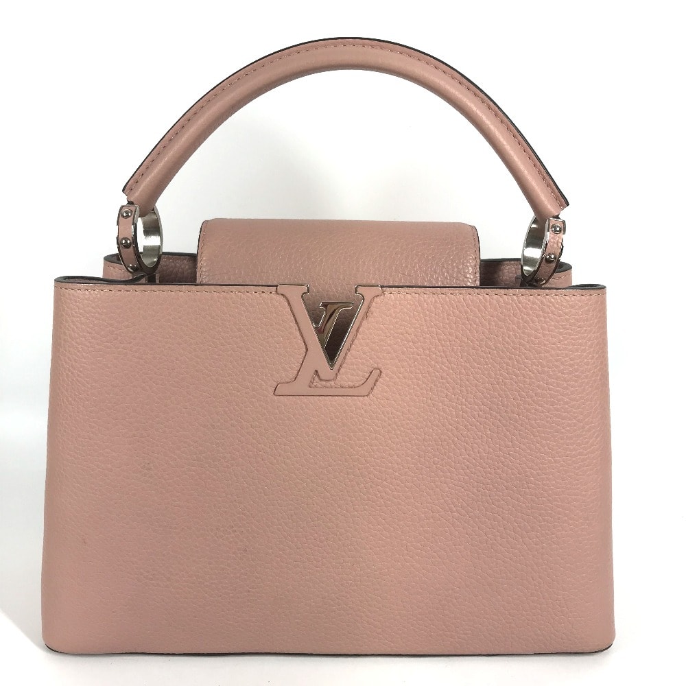 ルイヴィトン LOUIS VUITTON カプシーヌPM カプシーヌ PM M42258 トートバッグ カバン ハンドバッグ トリヨンレザー マグノリア ピンク