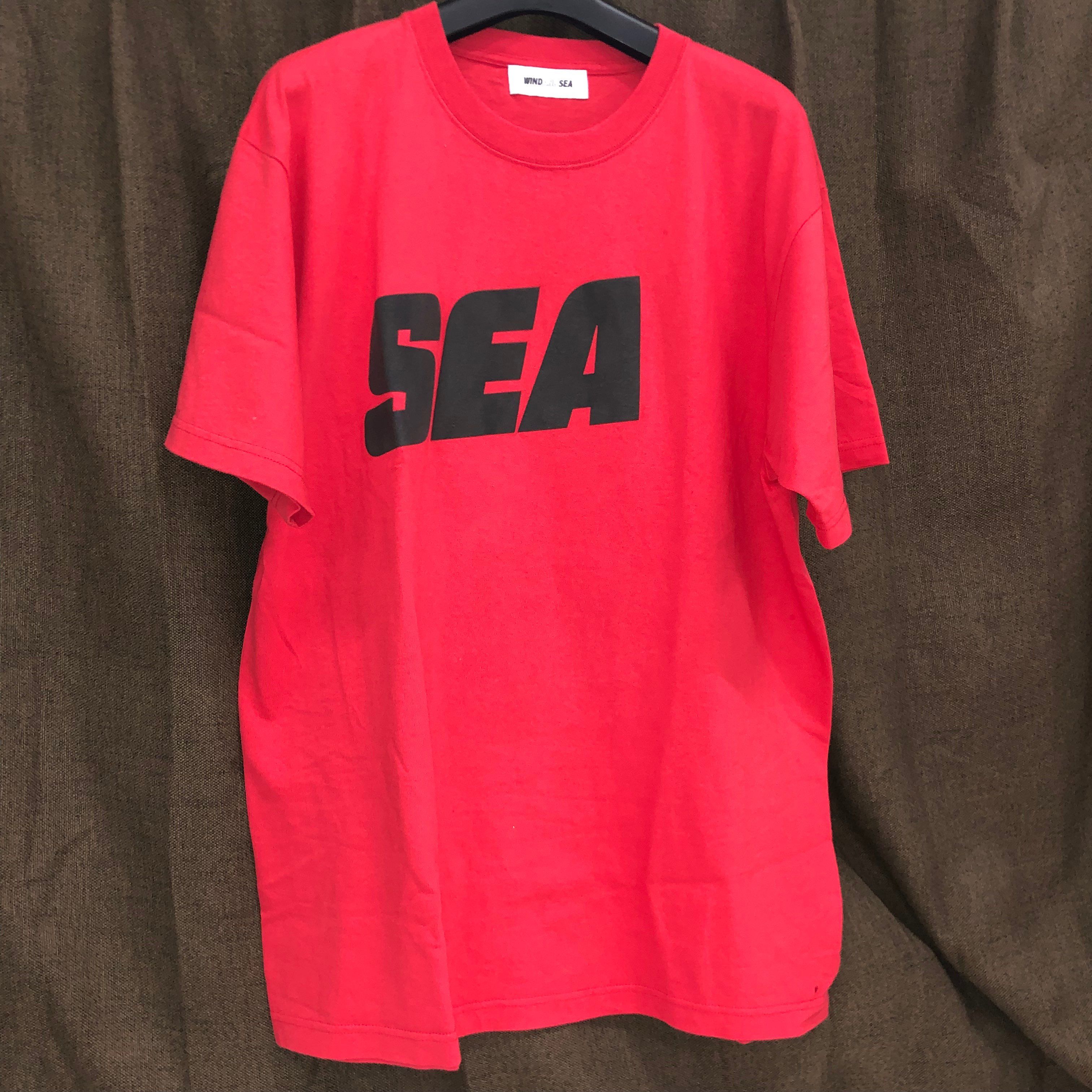 SNKRDUNK × WIND AND SEA Tee SEA "Red/Black"