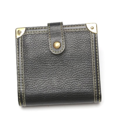 ルイヴィトン LOUIS VUITTON コンパクトジップ M91828 スハリ 二つ折り財布