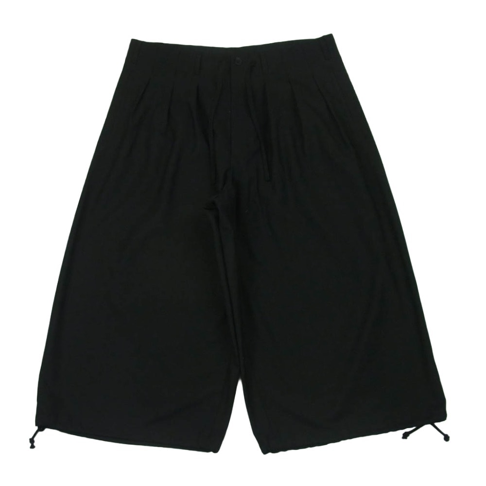 Yohji Yamamoto ヨウジヤマモト 23AW GA-P04-100 Ground Y グラウンドワイ T/W Gabardine Balloon Pants ギャバジン バルーン パンツ ブラック系 3【中古】