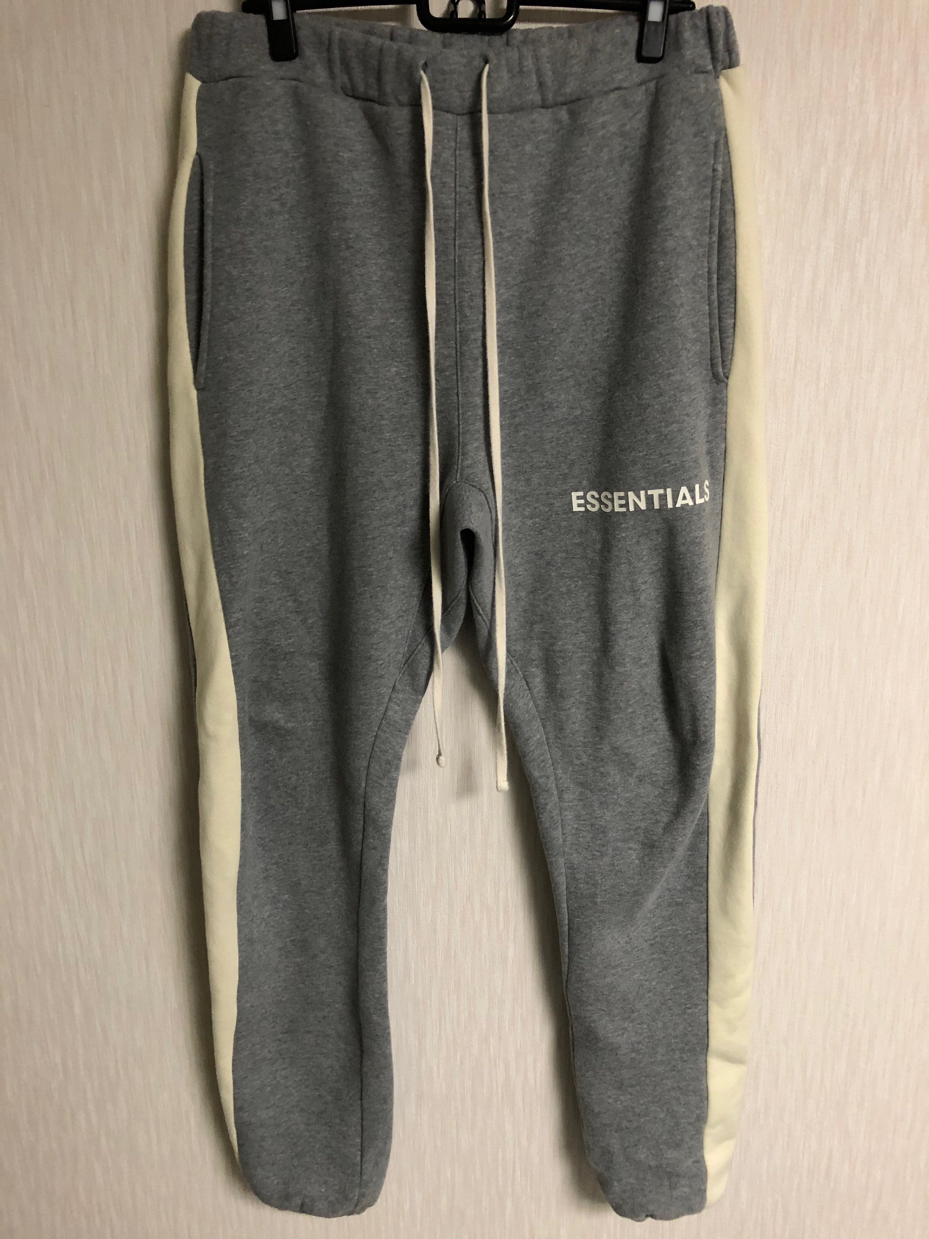 FEAR OF GOD Essentials Side Stripe Sweatpants "Grey"