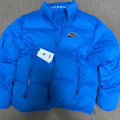 Supreme / Nike® Reversible Puffy Jacket "Blue"