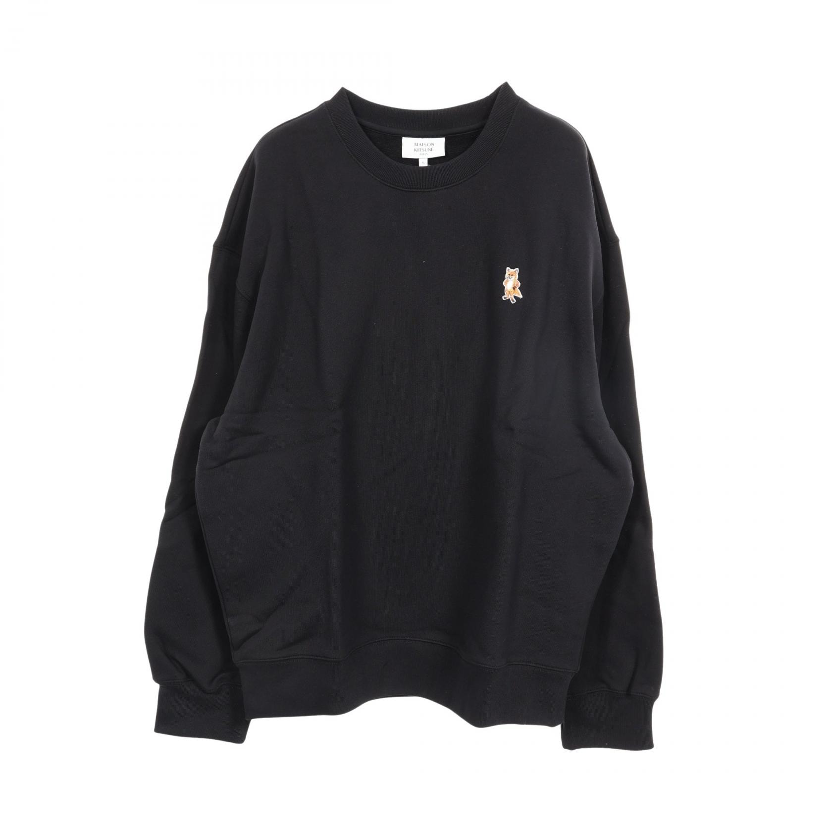 メゾンキツネ MAISON KITSUNE STANDING FOX COMFORT SWEATSHIRT スウェット 衣料品 トップス コットン メンズ レディース ブラック系 PM00311KM0341P199XL 【新品】