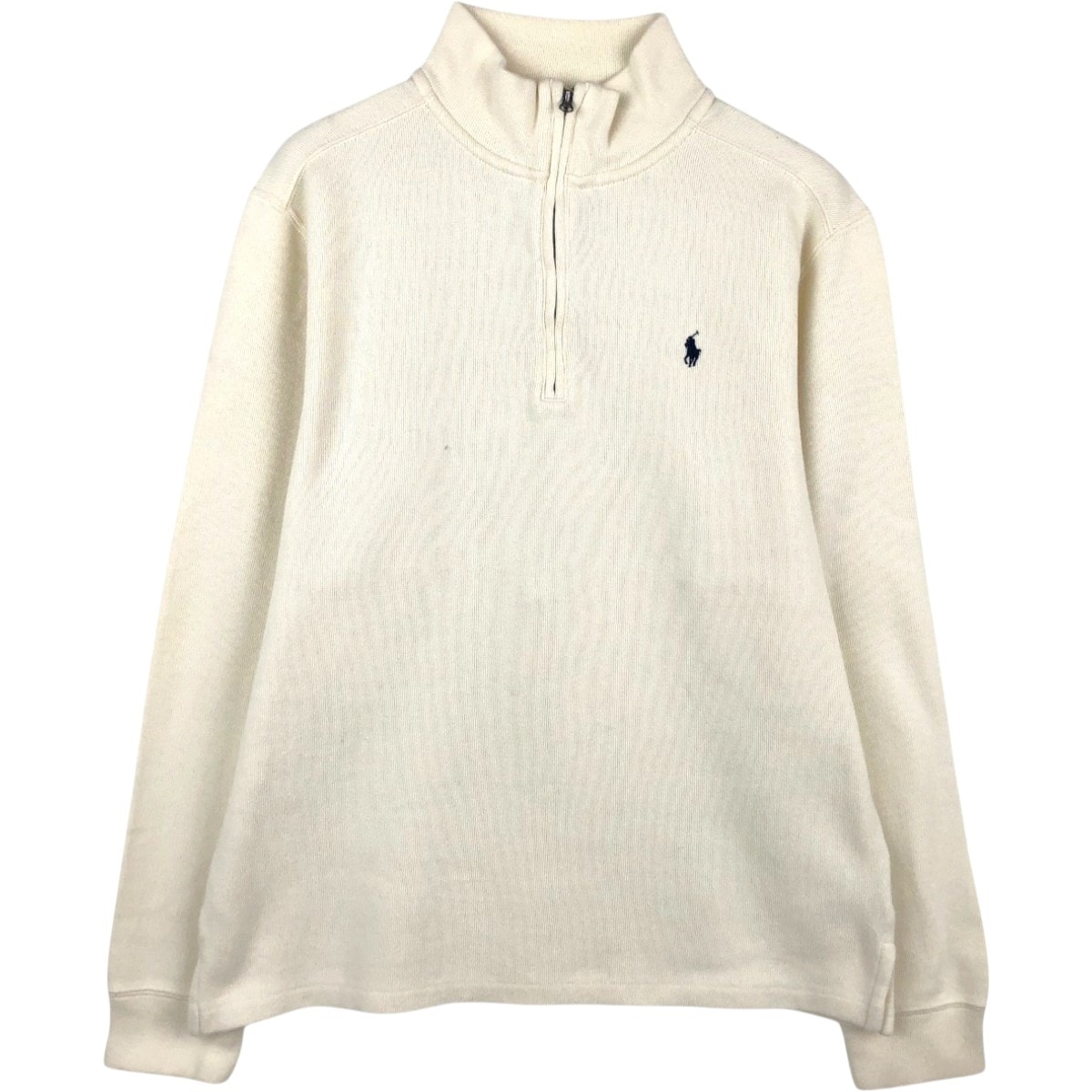 古着 ラルフローレン Ralph Lauren POLO RALPH LAUREN コットンニットハーフジップセーター レディースM相当/eaa679867
