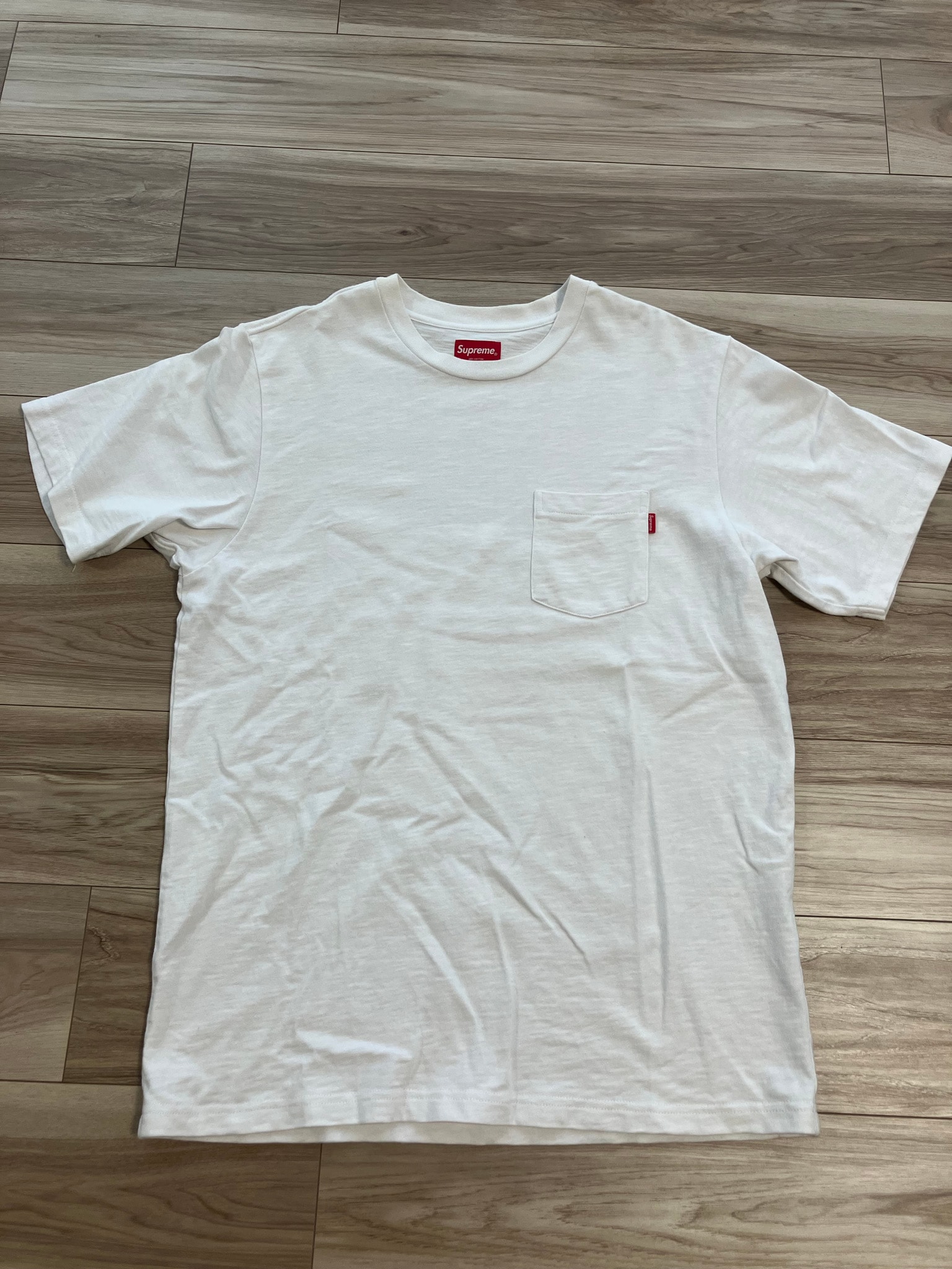Supreme S/S Pocket Tee "White" (18FW)