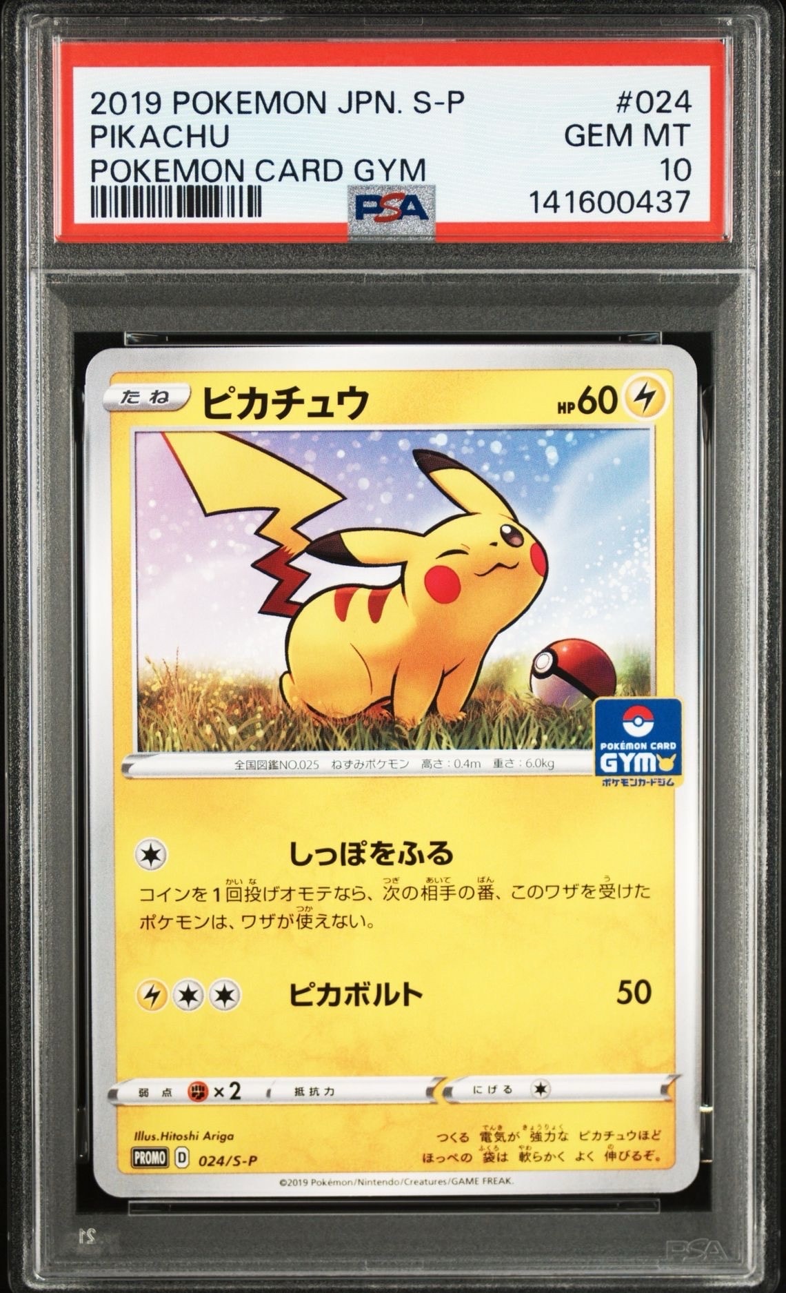 ピカチュウ: プロモ P [S-P 024](ポケモンカードゲーム ソード&シールド 「プロモカードパック 第1弾」)