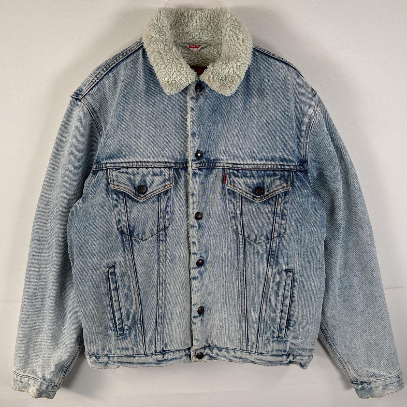 古着 90's/90年代 リーバイス Levi's ボアデニムジャケット 70608 02 ジージャン M インディゴブルー メンズ